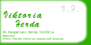 viktoria herda business card